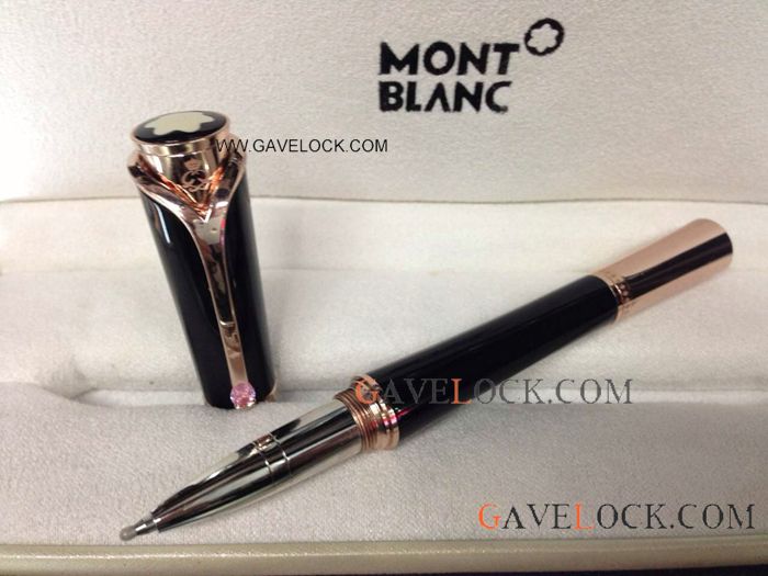 Princess Monaco Rose Gold Clip Rollerball Pen / Mont Blanc Replica Pen